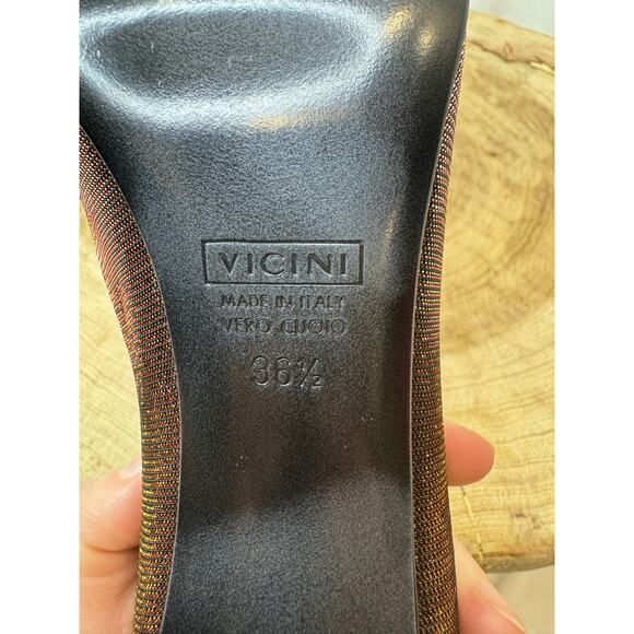 Giuseppe Zanotti Metallic Peep-Toe Pumps – Made in Italy - 6.5 - Picture 7 of 11